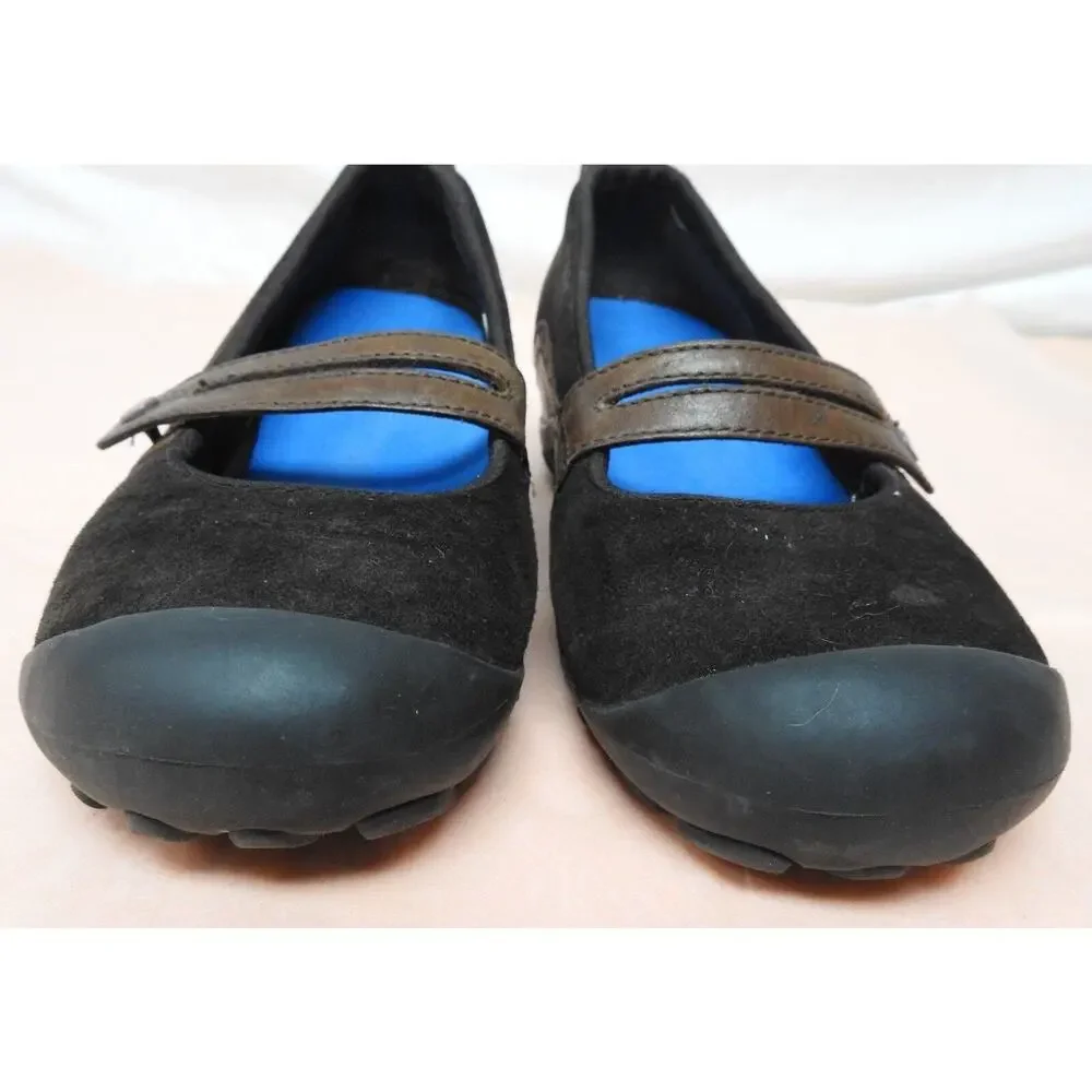 Merrell 8 M brown clogs leather suede mary jane leather shoes expresso